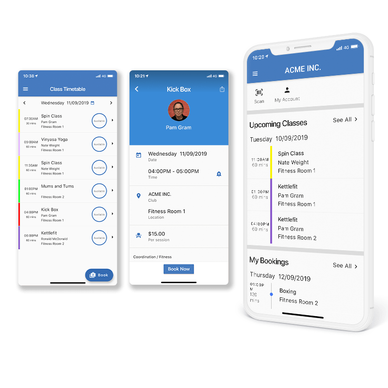 GymMaster Booking and Scheduling