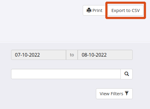 Export to csv