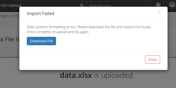  Screenshot showing download option