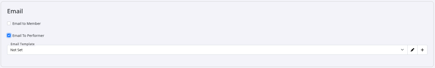 GymMaster task automation notification settings