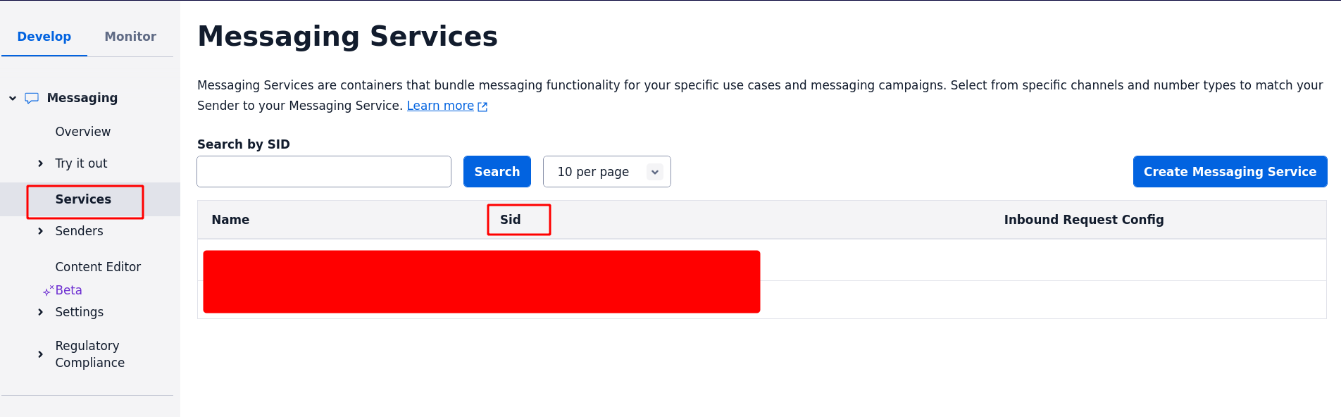 Twilio integration test and confirmation screen