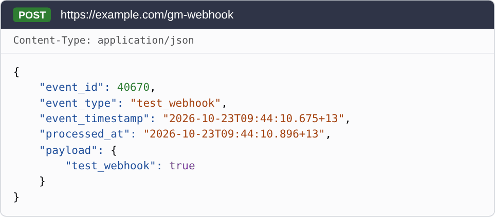 Example test_webhook webhook