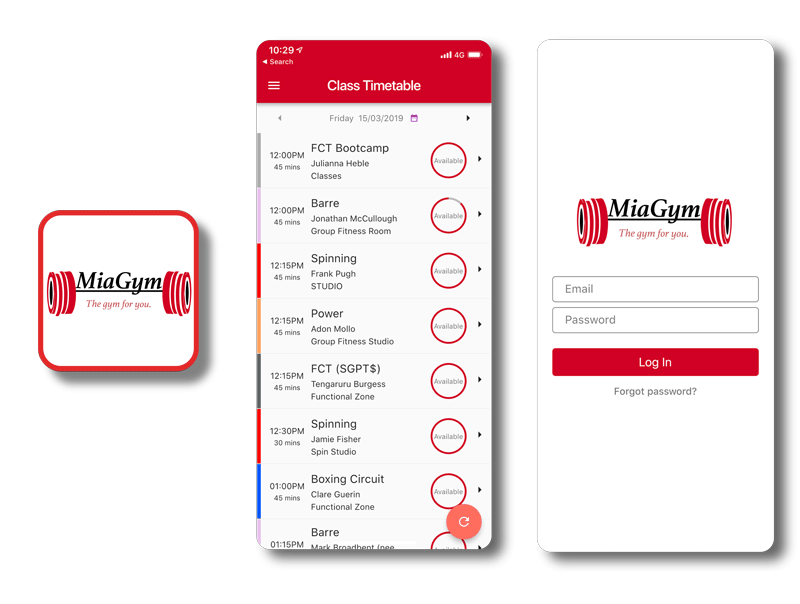 GymMaster Custom App