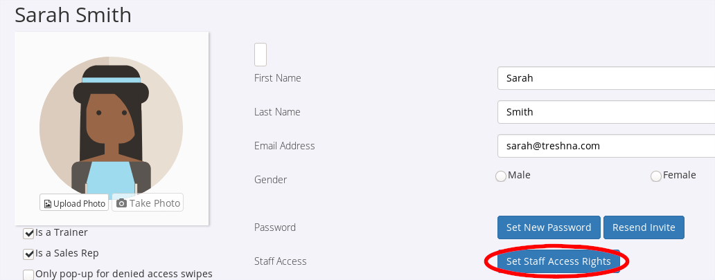 SetStaffAccess